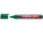 Edding 300 Rotulador Permanente - Punta Redonda - Trazo entre 1.5 y 3 mm. - Tinta Casi Inodora - Capuchon con Clip - Secado Rapido - Color Verde - Cantidad: 10