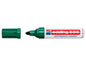 Edding 550 Rotulador Permanente - Punta Redonda - Trazo entre 3 y 4 mm. - Recargable - Secado Rapido - Color Verde - Cantidad: 10