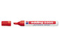 Edding 3300 Rotulador Permanente - Punta Biselada - Trazo entre 1 y 5 mm. - Tinta Casi Inodora - Secado Rapido - Color Rojo - Cantidad: 10