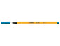 Stabilo Point 88 Rotulador de Punta Fina de Fibra - Trazo de 0.4 mm - Tinta con Base de Agua - Color Azul Turquesa - Cantidad: 10