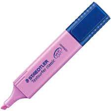 Staedtler Textsurfer Classic 364 Marcador Fluorescente - Punta Biselada - Trazo entre 1 - 5mm - Tinta con Base de Agua - Color Violeta - Cantidad: 10