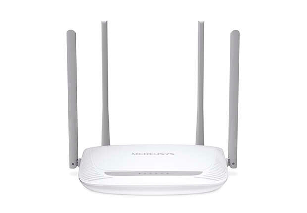 Mercusys Router Inalambrico N 300Mbps - 4 Puertos 10/100Mbps - 4 Antenas 5dBi - Tecnologia 2x2 MIMO - Hasta 500m2 cobertura WiFi