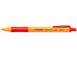 Stabilo Pointball Boligrafo Retractil - Punta de 1mm - Tinta con Base de Aceite - Recargable - 79% Plastico Reciclado - Grip Antideslizante - Color Rojo - Cantidad: 10