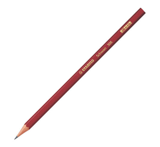 Stabilo Swano 306 Lapiz de Grafito Hexagonal HB de 2.2mm - Mina Antirrotura - Cantidad: 12
