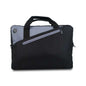 NGS Ginger Maletin para Portatil 14" - Acolchado Interior - 2 Compartimentos y Bolsillo Exterior - Color Negro/Gris