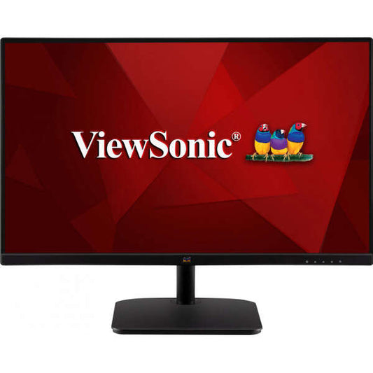 ViewSonic Monitor LED 24" IPS Full HD 1080p - Respuesta 4ms - Alavoces 4W - 16:9 - HDMI, DP, VGA y 3.5mm - Angulo de Vision 178º - VESA 75x75mm