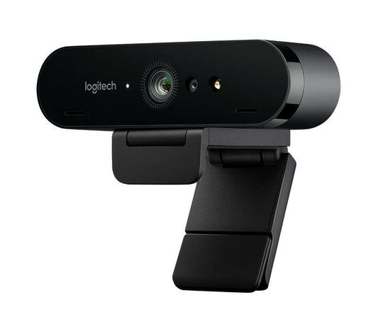 Logitech Brio Webcam 4K Ultra HD - HDR - Grabacion 4K - Zoom Digital 5X - Color Negro