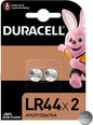 Duracell Pilas Alcalinas de Boton LR44 76A/A76/V13GA 1.5V - 2 Unidades