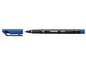 Stabilo OHPen Rotulador Permanente - Punta Media - Trazo de 1mm - Agarre Antideslizante - Tapon Ventilado - Color Azul - Cantidad: 10
