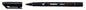 Stabilo OHPen Rotulador Permanente - Punta Media - Trazo de 1mm - Agarre Antideslizante - Tapon Ventilado - Color Negro - Cantidad: 10