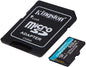 Kingston Tarjeta Micro SDXC 512GB UHS-I U3 V30 Clase 10 170MB/s Canvas Go Plus con Adaptador