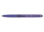 Pilot Boligrafo de Bola Retractil SuperGrip G - Punta Redonda 1.0mm - Trazo 0.4mm - Tinta de Aceite - Grip Ergonomico - Color Violeta - Cantidad: 12