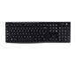 Logitech K270 Teclado Inalambrico USB - Resistente a Salpicaduras - Teclas de Acceso Rapido - Color Negro