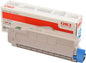 OKI C612 Cyan Cartucho de Toner Original - 46507507