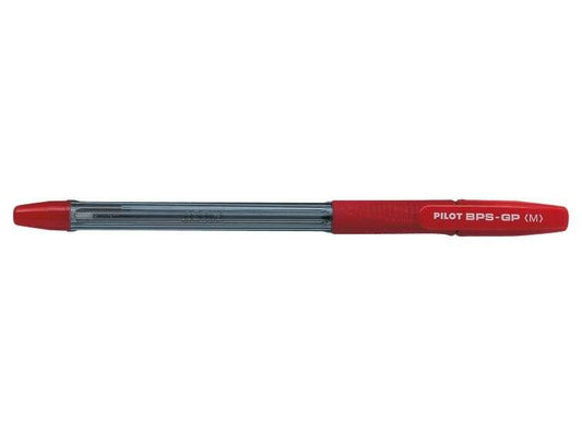 Pilot Boligrafo de Bola BPS-GP - Recargable - Punta Mediana de 1mm - Trazo de 0.25mm - Color Rojo