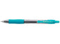 Pilot Boligrafo de Gel G2 Rollerball Retractil - Recargable - Punta de Bola Redonda 0.7mm - Trazo 0.32mm - Grip Ergonomico - Color Turquesa - Cantidad: 12