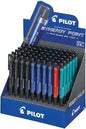 Pilot Synergy Point Expositor de 60 Boligrafos de Gel Retractiles - Punta Fina 0.5mm - Trazo 0.25mm - Recargable - Colores Surtidos