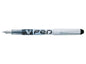 Pilot Pluma Estilografica V-Pen Desechable Tinta Liquida - Punta de Acero - Trazo de 0.5mm - Color Negro - Cantidad: 12