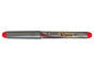 Pilot Pluma Estilografica V-Pen Silver - Desechable - Tinta Liquida - Punta de Acero - Trazo de 0.5mm - Color Rojo - Cantidad: 12