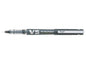 Pilot Boligrafo de Tinta Liquida V5 HI-Tecpoint Recargable - Fabricado con Plastico Reciclado - Punta Fina 0.5mm - Trazo 0.3mm - Color Negro - Cantidad: 10