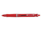 Pilot BeGreen Boligrafo de Bola Retractil Acroball - Recargable - Fabricado con Plastico Reciclado - Punta Redonda 0.7mm - Trazo 0.25mm - Grip Ergonomico - Color Rojo - Cantidad: 10