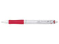 Pilot Boligrafo de Bola Retractil Acroball PureWhite - Recargable - Fabricado con Plastico Reciclado - Punta Redonda 1mm - Trazo 0.28mm - Grip Ergonomico - Color Rojo - Cantidad: 10