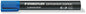 Staedtler Lumocolor 352 Rotulador Permanente - Punta Redonda - Trazo 2mm Aprox - Capuchon con Clip - Secado Rapido - Color Azul - Cantidad: 10