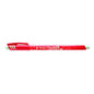 Tratto Cancellik Boligrafo de Bola - Tinta Borrable - Trazo 0.4mm - Doble Goma - Color Rojo - Cantidad: 12