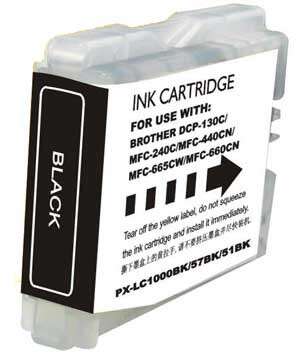 Brother LC1000XL/LC970XL Negro Cartucho de Tinta Generico