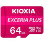 Kioxia Exceria Plus Tarjeta Micro SDXC 64GB UHS-I U3 V30 A1 Clase 10 con Adaptador