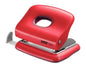 Rapid FC20 Taladro Perforador - Hasta 20 Hojas - Facil Vaciado - Punzones 5.5mm - Color Rojo