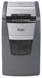 Rexel Optimum AutoFeed 130X Destructora Automatica de Corte en Particulas P-4 - Autoalimentacion 130 Hojas, Manual 8 Hojas - Papelera de 44L - Anti Atasco