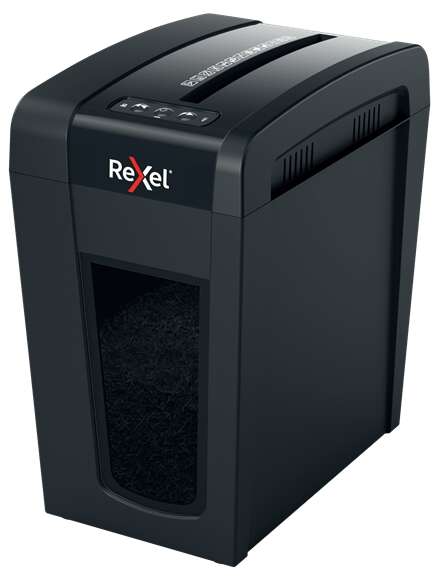 Rexel Secure X10-SL Whisper-Shred Destructora de Papel Manual Corte en Particulas P-4 - Destruye hasta 10 Hojas a la Vez - Tecnologia de Bajo Ruido Whisper-Shred ? - Capacidad de la Papelera 18L - Color Negro