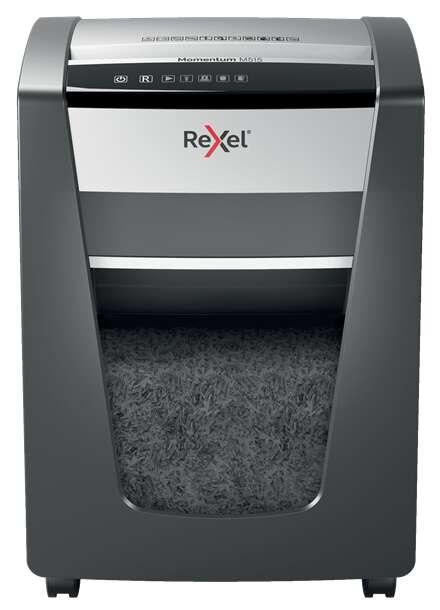 Rexel Momentum M515 Destructora de Papel Manual Micro Corte - Destruye hasta 15 Hojas - 30L