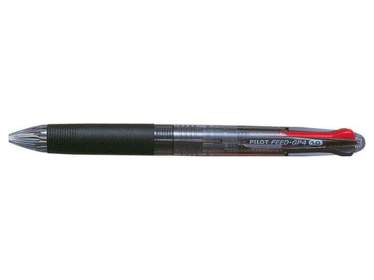 Pilot Boligrafo de Bola Retractil Feed GP4 Begreen - Punta Redonda 1mm - Trazo 0.27mm - 78.2% de Plastico Reciclado - Recargable - Grip Ergonomico - 4 Colores - Cantidad: 10