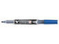 Pilot V-Board Master S Begreen Rotulador para Pizarra Blanca - Punta Redonda 3.5mm - Trazo 1.3mm - 80% Plastico Reciclado - Recargable - Color Azul - Cantidad: 10