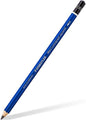 Staedtler Mars Lumograph Aquarell 100A Lapiz de Grafito - Mina 8B - Resistencia a la Rotura - Madera de Bosques Sostenibles - Cantidad: 12