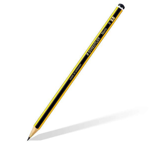 Staedtler Noris 120-1 Lapiz de Grafito Hexagonal - Mina B - Resistencia a la Rotura - Madera de Bosques Sostenibles - Cantidad: 12