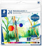 Staedtler 146 10C Pack de 24 Lapices de Colores Acuarelables - Resistentes a la Rotura - Colores Surtidos