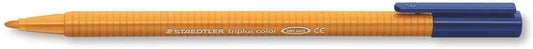 Staedtler Triplus Color 323 Rotulador de Punta Fina - Trazo 1mm Aprox - Tinta Base de Agua - Color Ocre Oro - Cantidad: 10