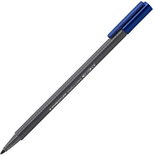 Staedtler Triplus Color 323 Rotulador de Punta Fina - Trazo 1mm Aprox - Tinta Base de Agua - Color Gris - Cantidad: 10