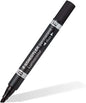 Staedtler Lumocolor 348 Rotulador Permanente de Doble Punta - Secado Rapido - Color Negro - Cantidad: 10