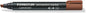 Staedtler Lumocolor 350 Rotulador Permanente - Punta Biselada 2-5mm aprox. - Tinta Base de Alcohol - Secado Rapido - Color Marron - Cantidad: 10