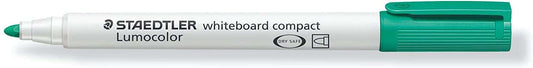 Staedtler Lumocolor 341 Marcador para Pizarra Blanca - Punta Biselada 1 - 2mm Aprox - Secado Rapido - Color Verde - Cantidad: 10