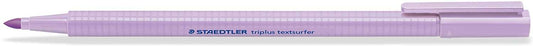 Staedtler Triplus Textsurfer 362 Rotulador Fluorescente - Trazo entre 1 a 4mm aprox. - Tinta Base de Agua - Color Lavanda - Cantidad: 10