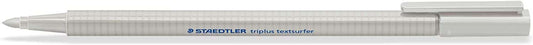 Staedtler Triplus Textsurfer 362 Rotulador Fluorescente - Trazo entre 1 a 4mm aprox. - Tinta Base de Agua - Color Gris Claro - Cantidad: 10