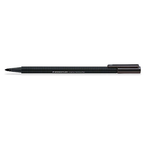 Staedtler Triplus Textsurfer 362 Rotulador Fluorescente - Trazo entre 1 a 4mm aprox. - Tinta Base de Agua - Color Negro - Cantidad: 10