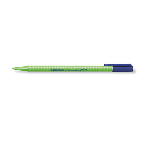 Staedtler Triplus Textsurfer 362 Rotulador Fluorescente - Punta Biselada 1 - 4mm Aprox - Tinta Base de Agua - Color Verde - Cantidad: 10