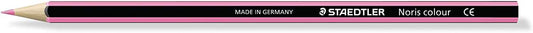Staedtler Noris Colour 185 Lapiz Hexagonal de Color - Resistencia a la Rotura - Material Wopex - Color Rosa - Cantidad: 12