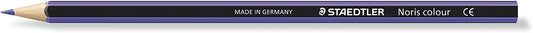 Staedtler Noris Colour 185 Lapiz Hexagonal de Color - Resistencia a la Rotura - Material Wopex - Color Violeta - Cantidad: 12